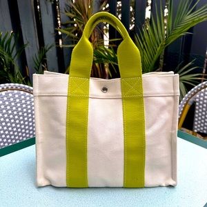 Vintage Hermes Bora Bora PM Canvas Tote